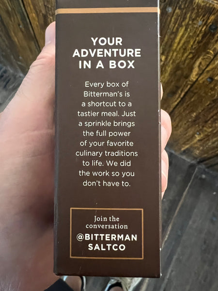 Bitterman Salt Co's Woodblock Chocolate Salt