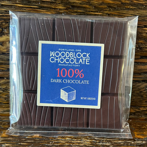 100% Cacao, Dark Chocolate Bar