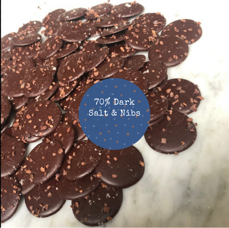 Salt & Nib Dark Chocolate Discs
