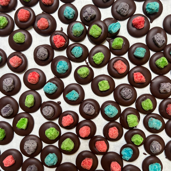 milk chocolate easter bunny tails crunch berries