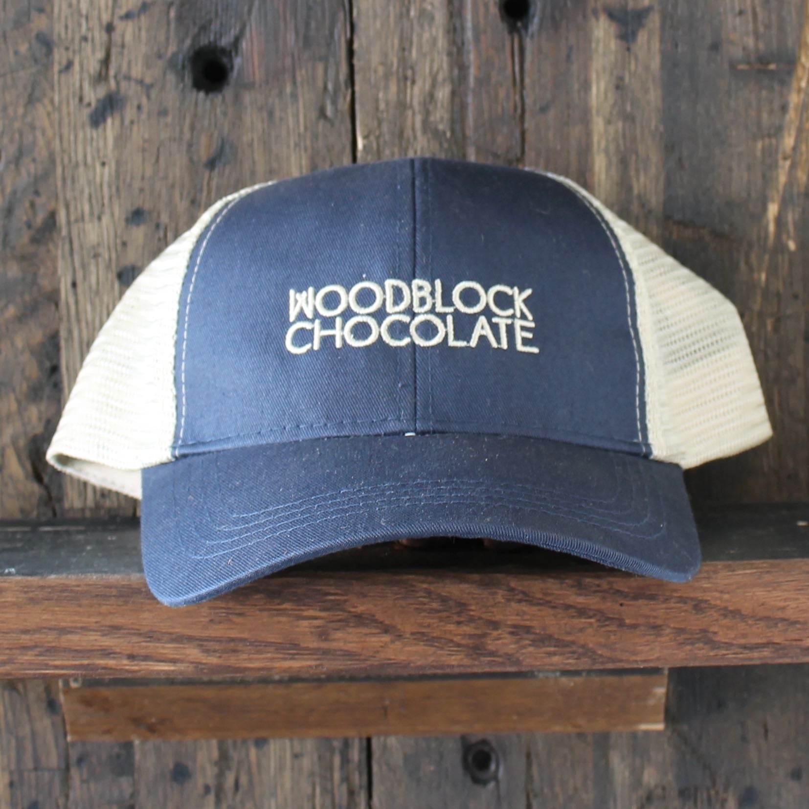 Woodblock Chocolate Ball Cap!